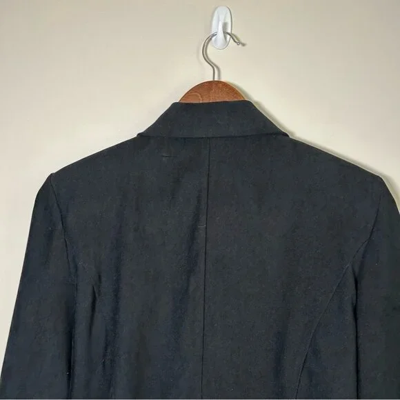Joseph Ribkoff Black Zip Jacket Rivet Designs Size 8 - Picture 7 of 7